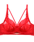 La Flamme Bra Rosy Red