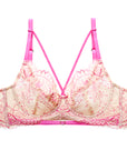 La Flamme Bra Rosy Red