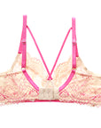 La Flamme Bra Rosy Red